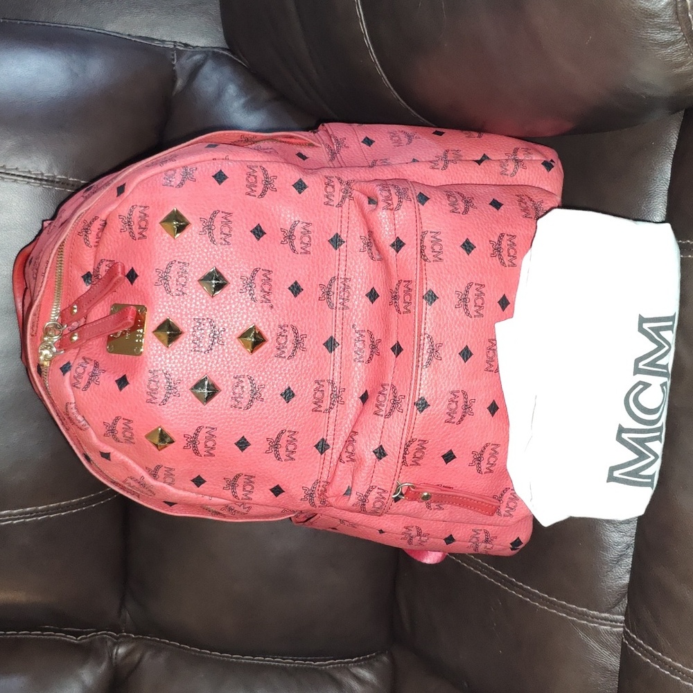 Authent Mcm Backpack - image 1